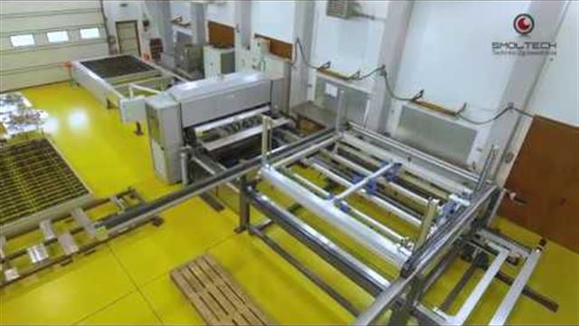 Машина для огорожних і будівельних сіток із шаблонами та палетизацією